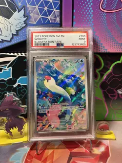 Pokemon TCG - Scarlet & Violet Base Set Wiglett 206/198 PSA 9 - Image 1
