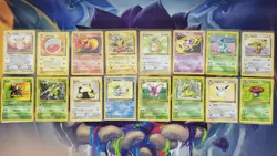 [Binder Included] Complete 47 Card Set Pokemon Jungle Non-Holo Rare/C/UC 17-64 - Image 5