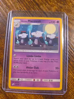 Pokemon TCG Alolan Marowak Sun & Moon - Team Up 64/181 Regular Rare VLP - Image 1