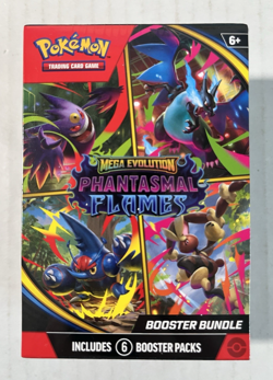 Pokemon Mega Evolution Phantasmal Flames Booster Bundle *In Hand* 6 Booster Pack - Image 1