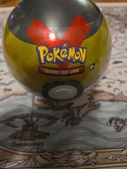 Pokemon TCG Tin Pokeball LEVEL BALL C21 Factory Sealed 2020 Winter 3 Packs Coin 820650808425 - Image 1