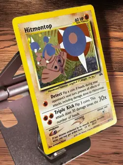 Pokemon TCG Hitmontop Neo Discovery 3/75 Holo Rare HP/DMG - Image 3