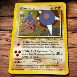 Pokemon TCG Hitmontop Neo Discovery 3/75 Holo Rare HP/DMG - Image 4