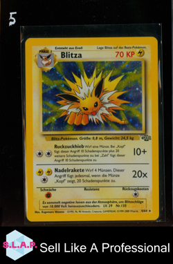 BLITZA POKEMON NON HOLO 1ST EDITION JUNGLE 4/64 2000 DEUTSCH - Image 1