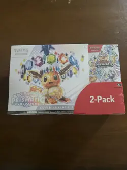 Pokemon TCG Prismatic Evolutions Costco 2-Pack ETB with Booster Bundle - Image 1