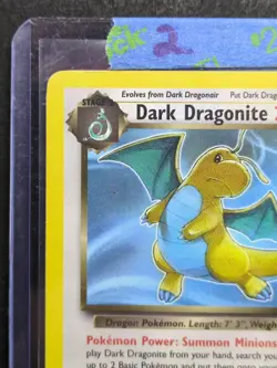 Pokemon TCG Dark Dragonite 22/82 Unlimited Rare Team Rocket Non Holo LP - Image 2