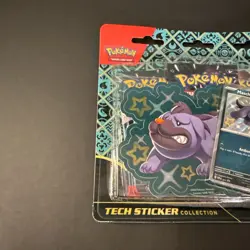 Pokemon TCG Paldean Fates Tech Sticker Collection - Maschiff |BRAND NEW SEALED - Image 2