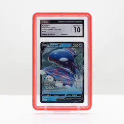 Pokemon Kyogre V Holo #037/159 Crown Zenith 2023 - CGC 10 Gem Mint - Image 1