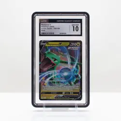 Pokemon Rayquaza V Holo #100/159 Crown Zenith 2023 - CGC 10 Gem Mint - Image 1