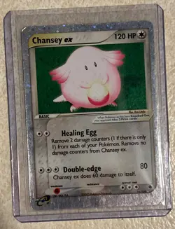 Pokemon TCG Chansey EX EX Ruby & Sapphire 96/109 Holo Ultra Rare LP - Image 3