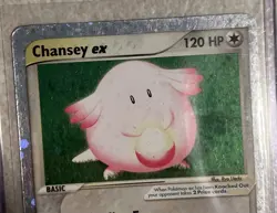 Pokemon TCG Chansey EX EX Ruby & Sapphire 96/109 Holo Ultra Rare LP - Image 4