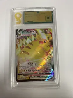 2023 POKEMON CRAZY COLLECTION PIKACHU VMAX HOLO GEM MINT 10 ONLY GRADED - Image 1