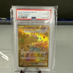 Pokemon Terapagos EX 180/131 Prismatic Evolutions PSA 10 - Image 1
