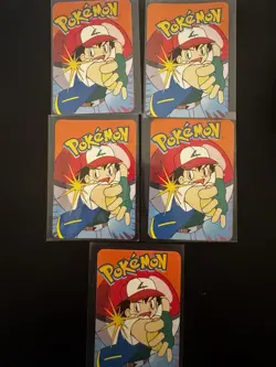 Vintage Pikachu Prism Vending Sticker Set 2000 Nintendo Pokemon NM - Image 2