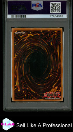 GAIA THE FIERCE KNIGHT YUGIOH LOB-006 2002 LE/BLUE EYES WHITE DRAGON UR EN PSA 9 - Image 2