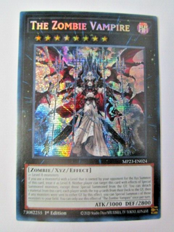 Yugioh! The Zombie Vampire Mp23-En024 Prismatic Secret Rare Near Mint!! - Image 1