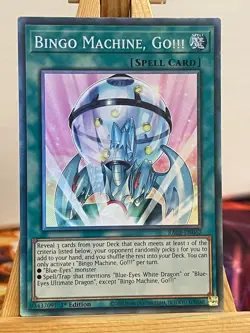 Bingo-Maschine, Los!!! RA02-EN062 Collector Rare Englisch NM YUGIOH - Image 1