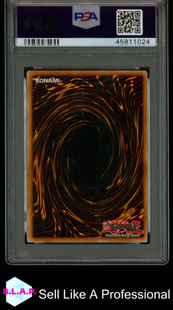 GRAVEKEEPER'S CHIEF YUGIOH PGD-065 2003 PHARAONIC GUARDIAN 1ST ED SR EN PSA 7 - Image 2