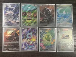 White Flare Illustration Rare Lot of 8 Cards Full Art Holo - NM/M **PACK FRESH** - Image 1