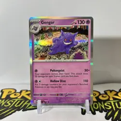 Gengar 094/165 - Holo Rare Scarlet & Violet 151 Pokemon TCG Card - NM - Image 1