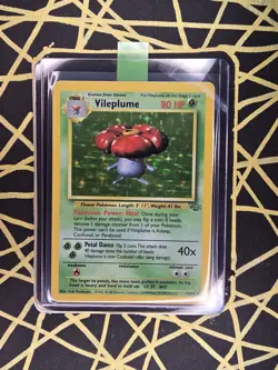 🔥 Vileplume 15/64 🔥 Original Holo Rare Jungle Set Pokemon Card WOTC TCG 1999 - Image 2