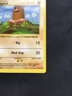 Pokemon Cards: Base Set 1st Edition Common: Diglett 47/102 - Image 4