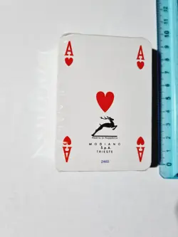 CARTE DA GIOCO MODIANO POKER CRISTALLO SIGILLATE ORIGINAL PLAYING CARDS NEW - Image 3