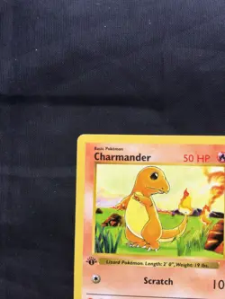 Pokemon Cards: Base Set 1st Edition Common: Charmander 46/102 - Image 2