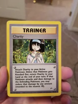 Charity Trainer - 99/132 - Non Holo Rare Gym Heroes - Pokemon Card - NM - Image 1