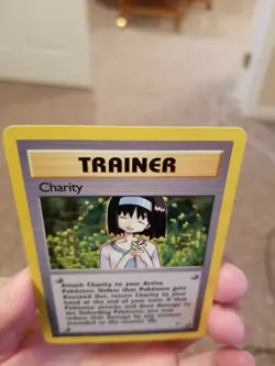 Charity Trainer - 99/132 - Non Holo Rare Gym Heroes - Pokemon Card - NM - Image 3