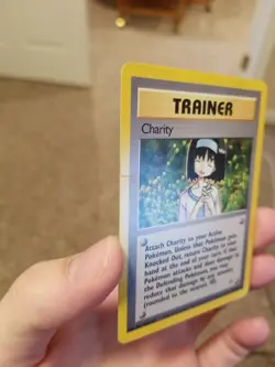 Charity Trainer - 99/132 - Non Holo Rare Gym Heroes - Pokemon Card - NM - Image 4