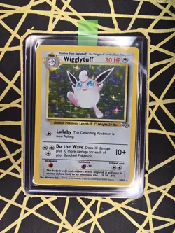 🔥 Wigglytuff 16/64 🔥 Original Holo Rare Jungle Set Pokemon Card WOTC TCG 1999 - Image 2