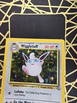 🔥 Wigglytuff 16/64 🔥 Original Holo Rare Jungle Set Pokemon Card WOTC TCG 1999 - Image 4