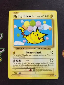 EXACT CARD PICTURED Flying Pikachu Pokemon XY Evolutions 110 /108 Non-F - Image 1