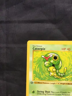 Pokemon Cards: Base Set 1st Edition Common: Caterpie 45/102 - Image 2