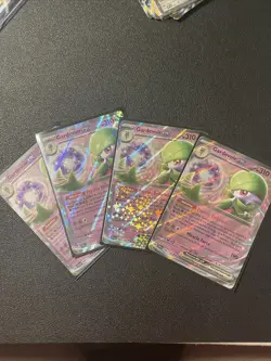 Pokemon S&V Base Gardevoir EX Double Rare Holo Card 086/198 Playing Set X4 - Image 1