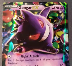 Pokemon Gengar EX Card 34/119 Phantom Forces Ultra Rare Holo LP See Pictures - Image 4