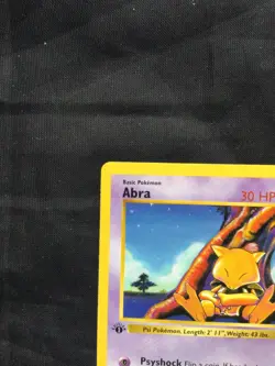 Pokemon Cards: Base Set 1st Edition Common: Abra 43/102 - Image 2