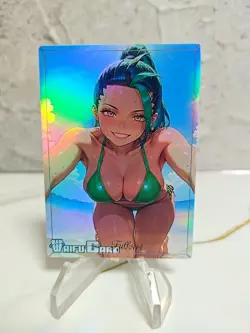 Nemona Trading Card Waifu Goddess Story Anime Girl holo Karte Manga Full Art - Image 1