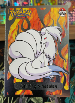 ??SHINING Ninetales Non-TCG 2024 SHINY POKEMON Card Kanto Peru Foil NM?? - Image 1