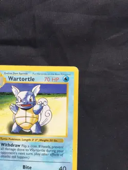 Pokemon Cards: Base Set 1st Edition Uncommon: Wartortle 42/102 - Image 3