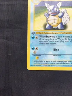 Pokemon Cards: Base Set 1st Edition Uncommon: Wartortle 42/102 - Image 5