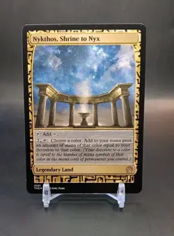 Custom Game Card-Nykthos, Shrine To Nyx-LP Condition - Image 1