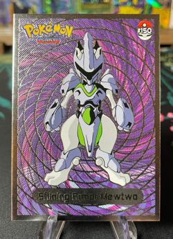 🔥#150 SHINING ARMOR MEWTWO Non-TCG 2024 SHINY POKEMON Card Kanto Peru Foil NM🔥 - Image 1