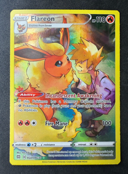 Flareon Trainer Gallery SWSH Brilliant Stars #TG01 Pokemon Card TCG NM - Image 1