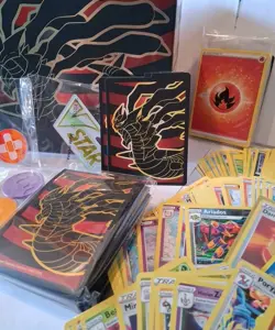 Pokemon TCG Lost Origin OPENED ETB + Accessories W/250+ Cards - Image 3