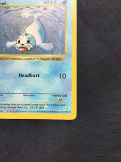 Pokemon Cards: Base Set 1st Edition Uncommon: Seel 41/102 - Image 4