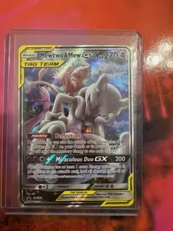 Mewtwo & Mew GX #SM191 Holo Promo Card NM - Image 1