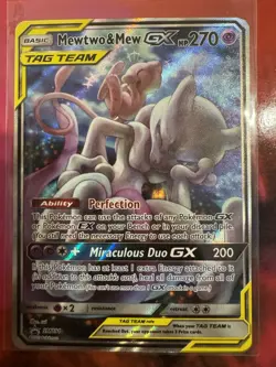 Mewtwo & Mew GX #SM191 Holo Promo Card NM - Image 2