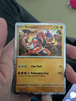 Pokemon Card Koraidon 008/015 Dragon Discovery McDonalds Holo Rare - Image 1